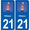 21 Selongey blason autocollant plaque stickers ville