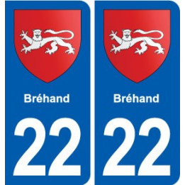 22 Plancoët blason ville autocollant plaque sticker