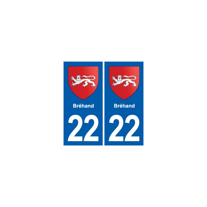 22 Plancoët blason ville autocollant plaque sticker