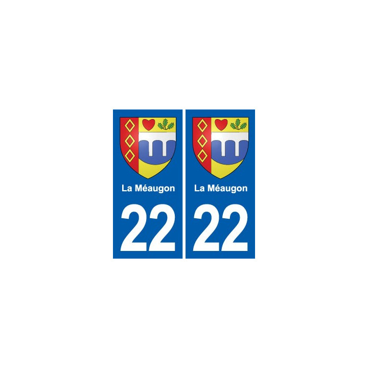 22 Plancoët blason ville autocollant plaque sticker