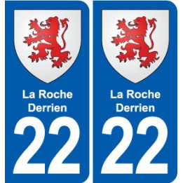 22 Plancoët blason ville autocollant plaque sticker