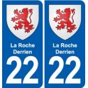 22 Plancoët blason ville autocollant plaque sticker