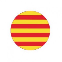 Drapeau Catalan - Autocollants Stickers caches enjoliveurs  pour jante auto