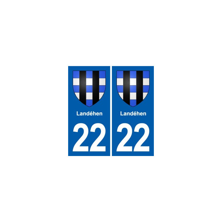 22 Plancoët blason ville autocollant plaque sticker