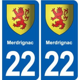 22 Plancoët blason ville autocollant plaque sticker