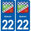 22 Plancoët blason ville autocollant plaque sticker