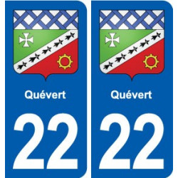 22 Plancoët blason ville autocollant plaque sticker
