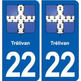 22 Plancoët blason ville autocollant plaque sticker