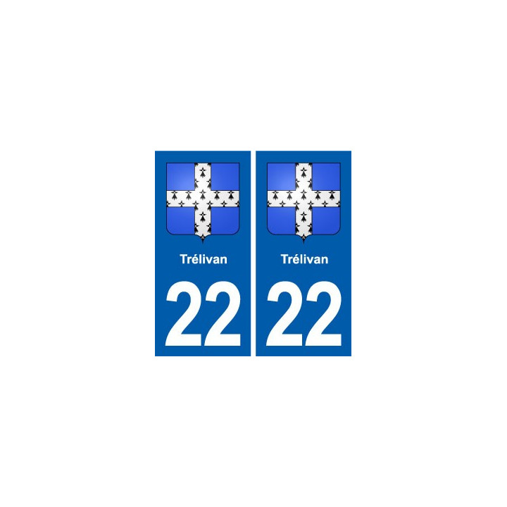 22 Plancoët blason ville autocollant plaque sticker