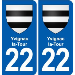 22 Plancoët blason ville autocollant plaque sticker
