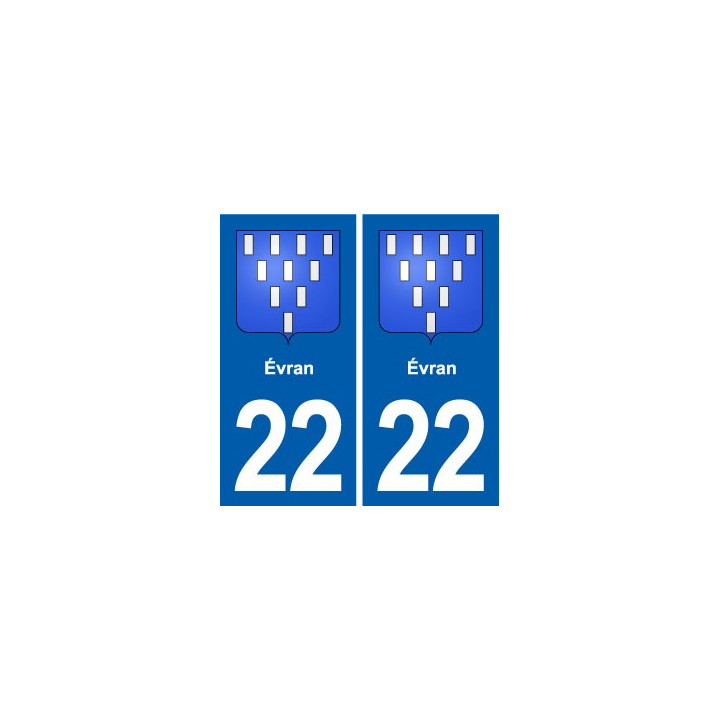 22 Plancoët blason ville autocollant plaque sticker