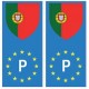 Portugal europe drapeau Autocollant