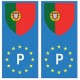 Portugal europe drapeau Autocollant