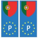 Portugal europe drapeau Autocollant