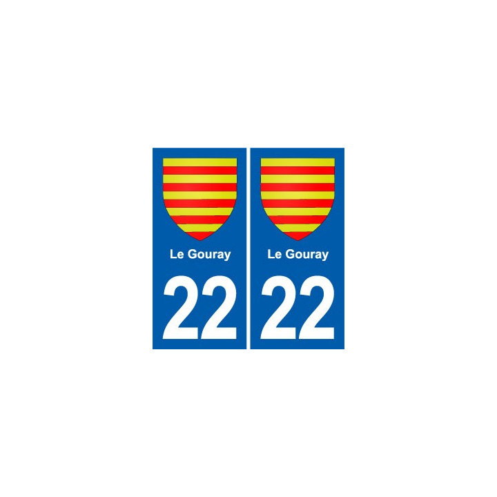 22 Plancoët blason ville autocollant plaque sticker