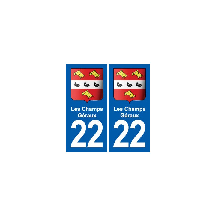 22 Plancoët blason ville autocollant plaque sticker