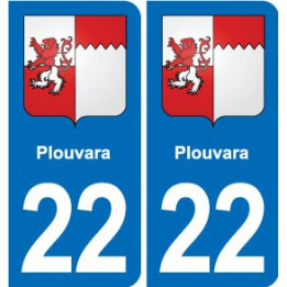 22 Plancoët blason ville autocollant plaque sticker