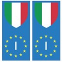 Italy europe flag Sticker