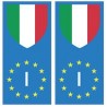 Italie europe drapeau Autocollant