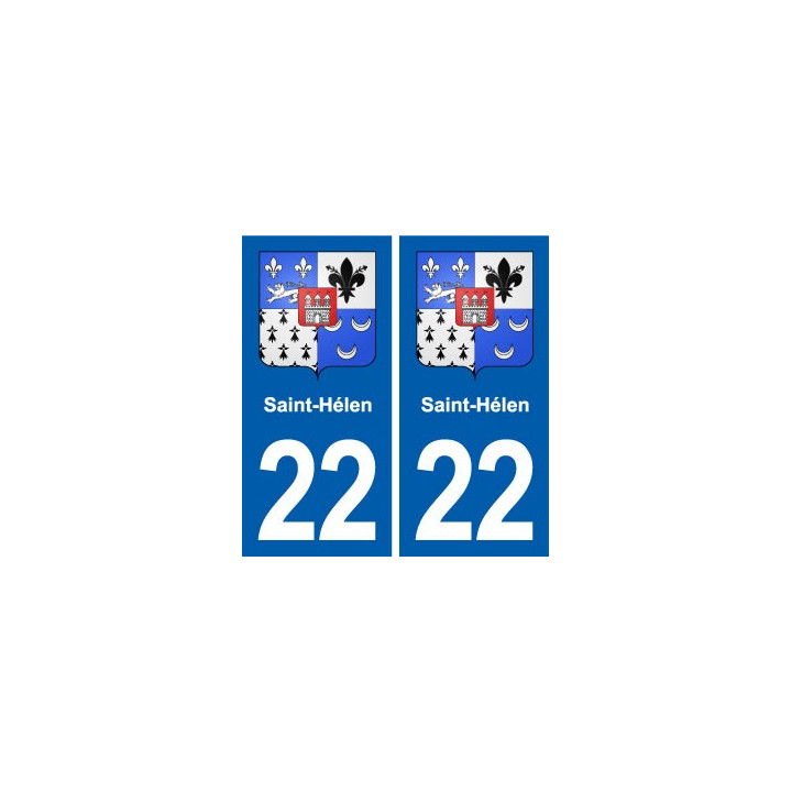 22 Plancoët blason ville autocollant plaque sticker