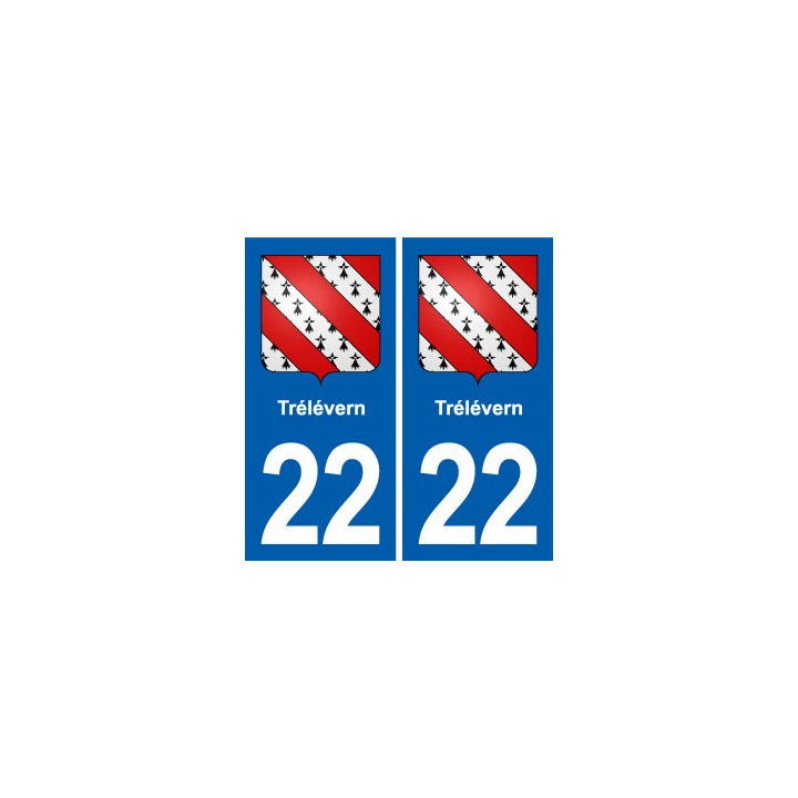 22 Plancoët blason ville autocollant plaque sticker