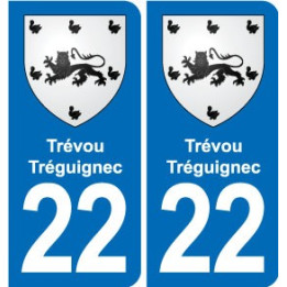 22 Plancoët blason ville autocollant plaque sticker