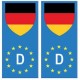Allemagne europe drapeau Autocollant
