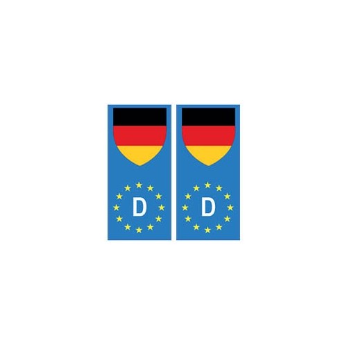 Allemagne europe drapeau Autocollant