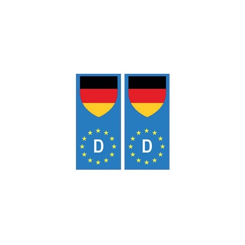 Allemagne europe drapeau Autocollant