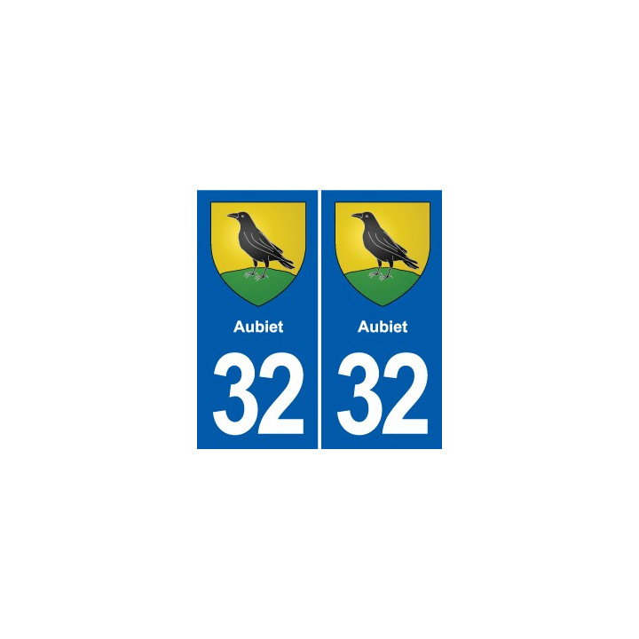 32 Masseube blason ville autocollant plaque stickers