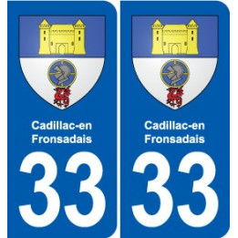 33 Blanquefort blason ville autocollant plaque stickers