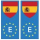 Espagne europe drapeau Autocollant