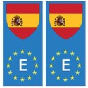 Espagne europe drapeau Autocollant