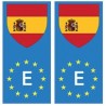 Espagne europe drapeau Autocollant