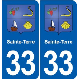 33 Blanquefort blason ville autocollant plaque stickers