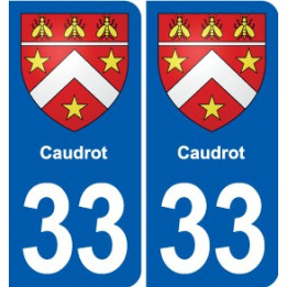 33 Blanquefort blason ville autocollant plaque stickers