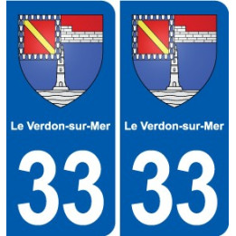 33 Blanquefort blason ville autocollant plaque stickers