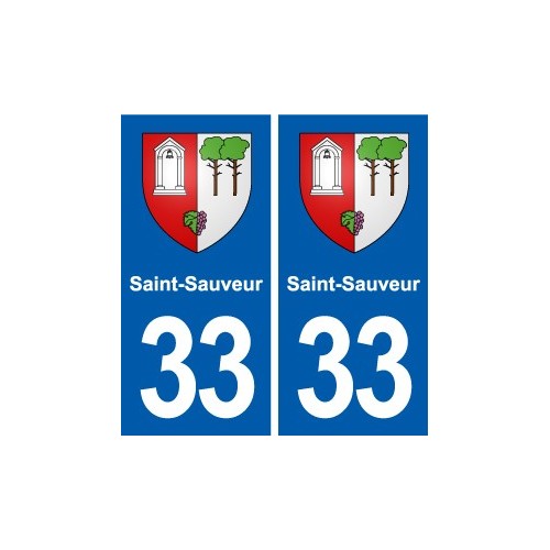 33 Blanquefort blason ville autocollant plaque stickers