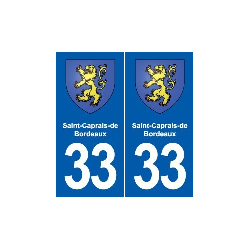 33 Blanquefort blason ville autocollant plaque stickers