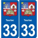 33 Blanquefort blason ville autocollant plaque stickers