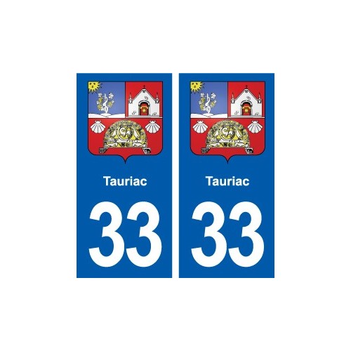 33 Blanquefort blason ville autocollant plaque stickers