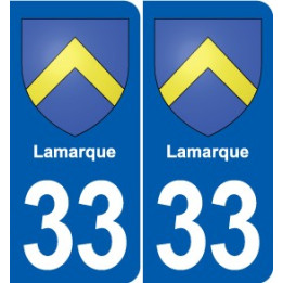 33 Blanquefort blason ville autocollant plaque stickers