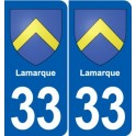 33 Blanquefort blason ville autocollant plaque stickers