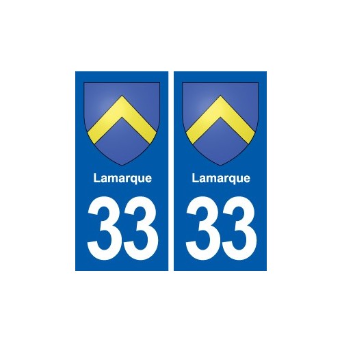 33 Blanquefort blason ville autocollant plaque stickers