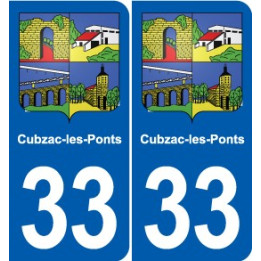 33 Blanquefort blason ville autocollant plaque stickers