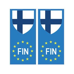 Finlande Suomi europe drapeau Autocollant