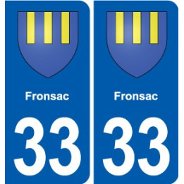 33 Blanquefort blason ville autocollant plaque stickers