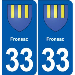 33 Blanquefort blason ville autocollant plaque stickers