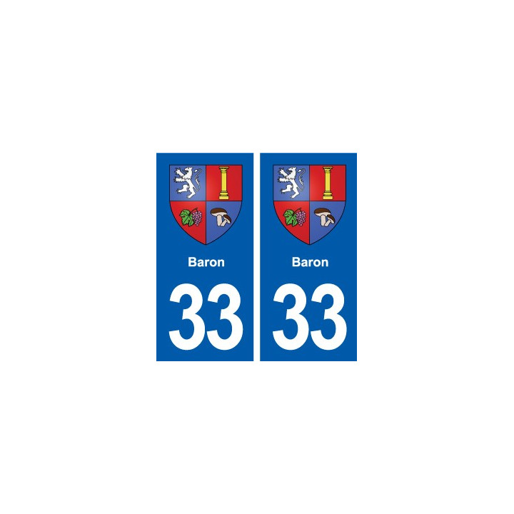 33 Blanquefort blason ville autocollant plaque stickers