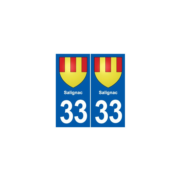 33 Blanquefort blason ville autocollant plaque stickers